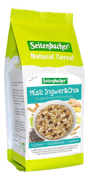 Seitenbacher Superfood Müsli mit Ingwer und Chia