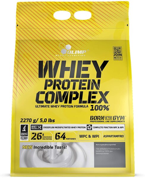 Whey Protein Complex 100% 2,270 kg Erdbeere