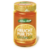Allos Frucht Pur 75% Fruchtaufstrich Orange