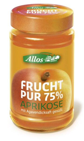 Allos Frucht Pur 75% Fruchtaufstrich Aprikose