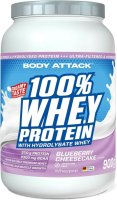 Body Attack 100% Whey Protein 900g Chocolate