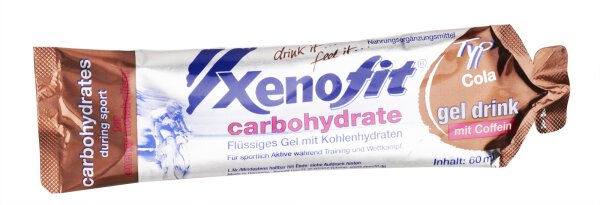 Xenofit Carbohydrate Gel Drink Cola+ Koffein