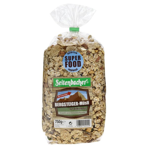 Seitenbacher Bergsteiger Müsli, 750 g